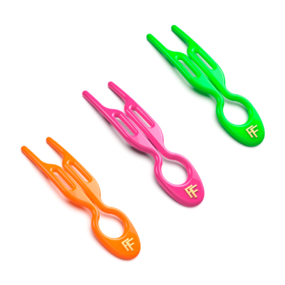 Шпилька "Ibiza" зеленый неон Hairpin №1 Fiona Franchimon (1 шт)