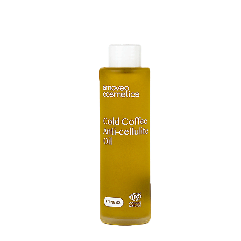 Освежающее кофейное фитнес масло «COLD COFFEE ANTI-CELLULITE OIL» Amoveo